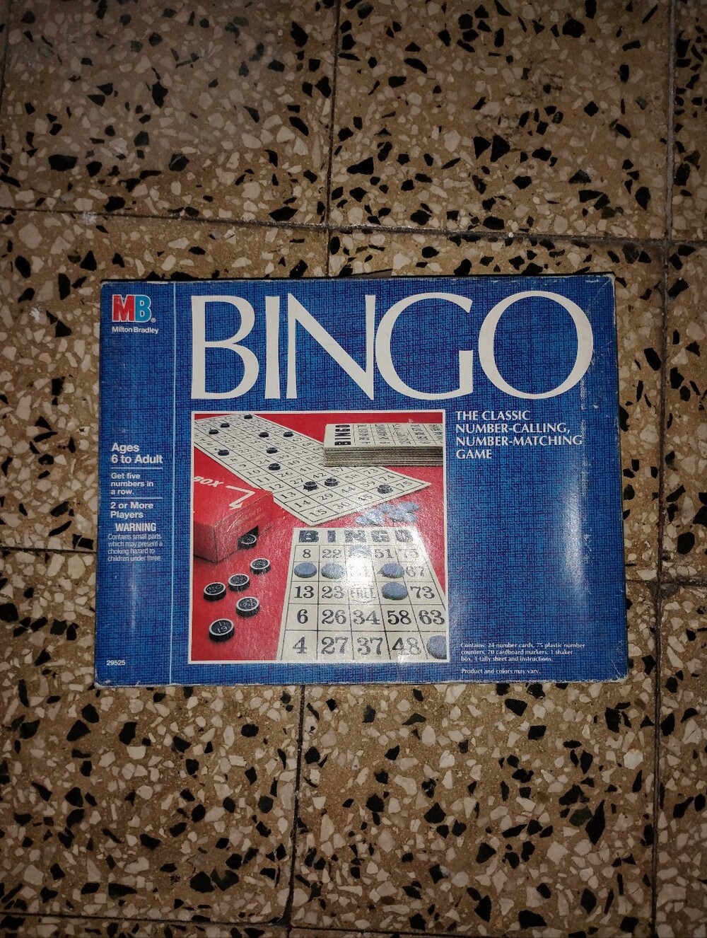 Blue Bingo Classic Number-Matching Game